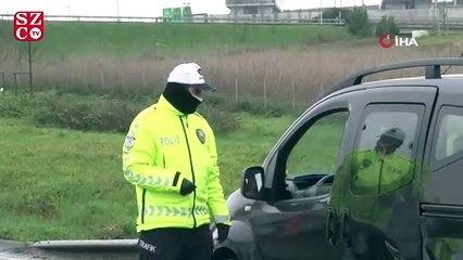 İstanbul’da giriş çıkışta korona virüs denetimi