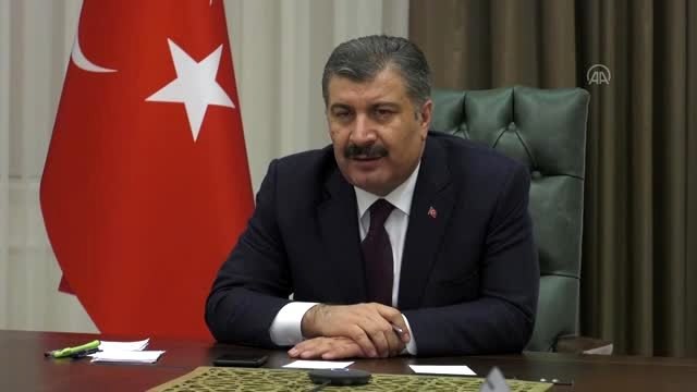 Sağlık Bakanı Fahrettin Koca, İl Sağlık Müdürleri ile video konferans ile görüştü