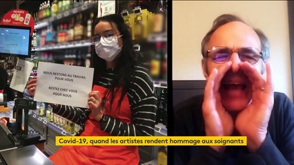 Coronavirus : élan de solidarité des artistes pour le personnel soignant