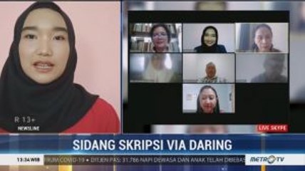 Darurat Virus Corona, Mahasiswa Unpad Lulus Sidang Skripsi via Daring