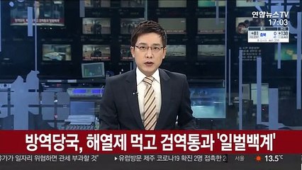 방역당국, 해열제 먹고 검역통과 '일벌백계'