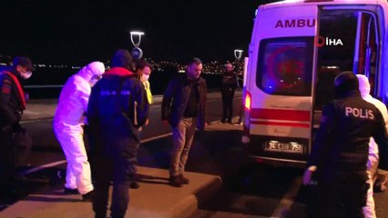 Aracıyla denize uçan sağlık çalışanını eski dalgıç kurtardı