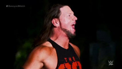 Undertaker Entrance Boneyard Match Wrestlemania 36