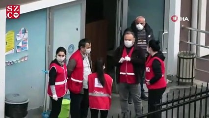 Gözlem süresi sona eren 49 tır şoförü kaldıkları öğrenci yurdundan ayrıldı