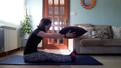 pilates con coxín parte 1