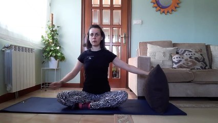 pilates con coxín parte 2