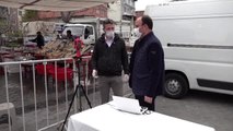 Pamukkale pazarlarında termal kameralı Kovid-19 önlemi