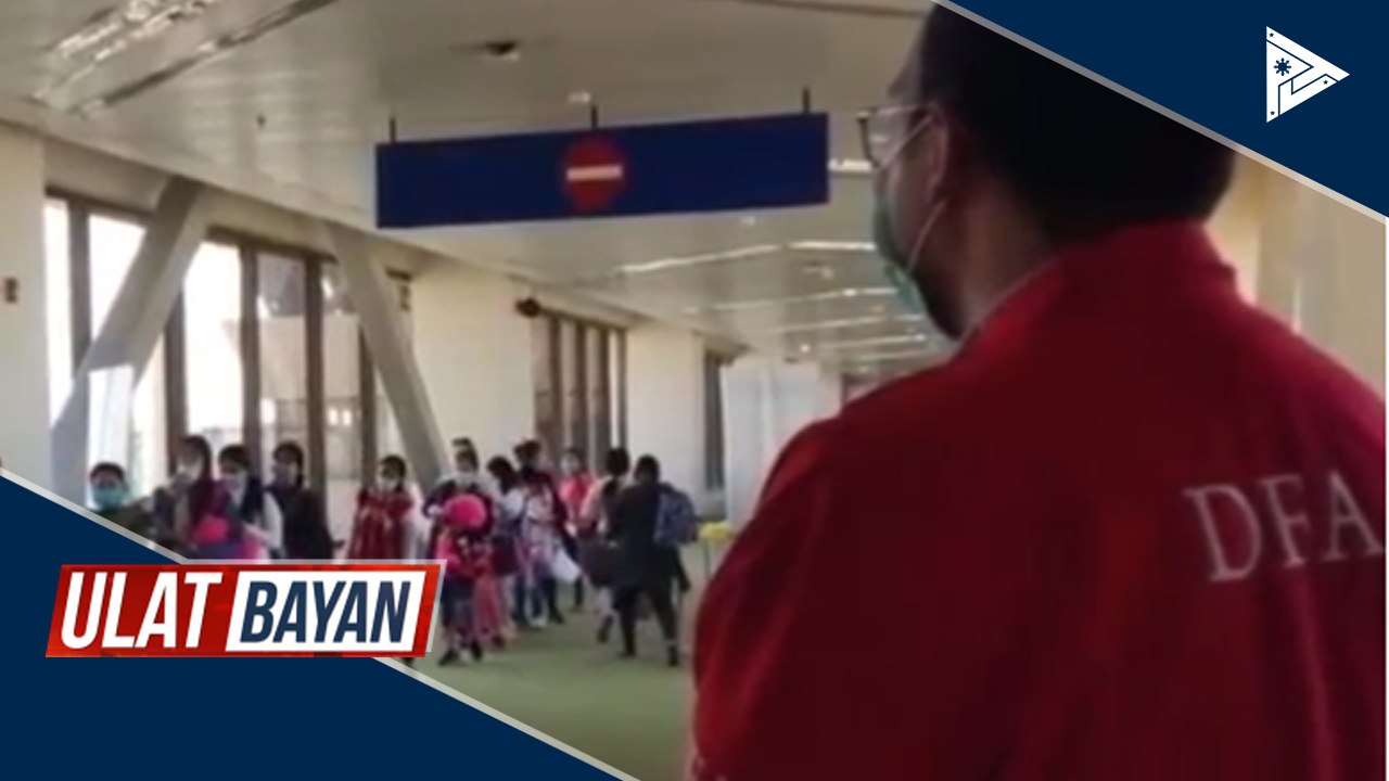 301 repatriated OFWs mula Kuwait, dumating na sa Pilipinas