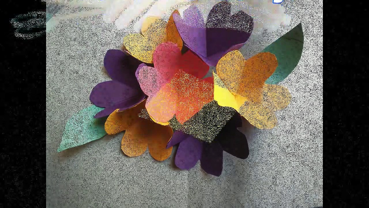 how to make 3D pop up flower | Pop up greeting card |