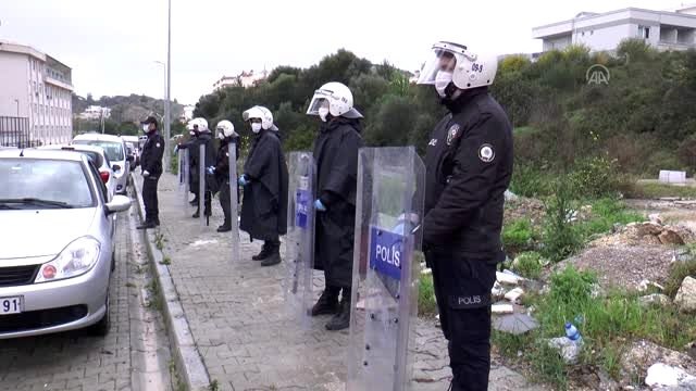 Cezayir'den getirilen 160 kişi öğrenci yurduna yerleştirildi