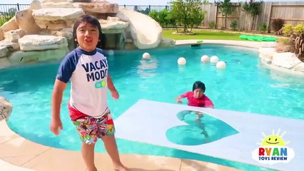 Jumping Through impossible Shapes into Water!!
