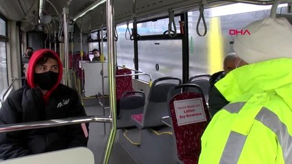 BAHÇELİEVLER'DE TOPLU TAŞIMA ARAÇLARI DENETLENDİ