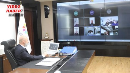 (5 Nisan 2020) ÇOLAKBAYRAKDAR TELEKONFERANSA İLE TOPLANTI YAPTI