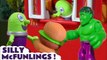 Funny Funlings with Marvel Avengers Hulk and Disney Cars McQueen at McDonalds in this Family Friendly Full Episode English Toy Story for Kids from a Kid Friendly Family Channel
