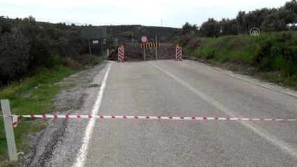 Hatay ile Osmaniye'yi bağlayan ara yol ulaşıma kapatıldı