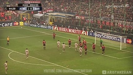 AC Milan 1-0 Barcelona - UCL 2004/05 - Full Highlights - Ukrainian Commentary - FULL HD
