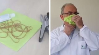 Coronavirus : voici comment faire un masque en quelques minutes sans machine à coudre