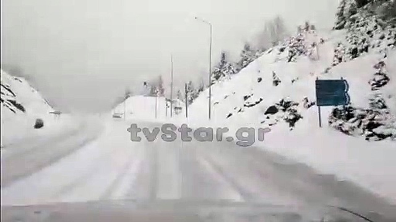 Χιόνια στο Καρπενήσι