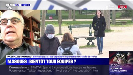 Pascal Astagneau (infectiologue): "Les masques ne doivent pas être une dérogation au confinement"