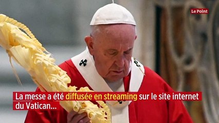 Coronavirus : le pape célèbre la messe des Rameaux au Vatican, sans fidèles