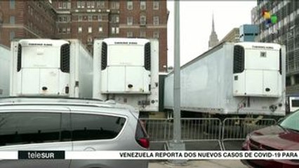 EEUU: utilizan camiones refrigerados para víctimas del Covid-19