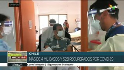 Chile sobrepasa los 4 mil casos de contagio por COVID-19