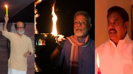 நாடு முழுவதும் களைகட்டிய ஒற்றுமை தீபம்... பிரபலங்களும், தலைவர்களும் விளக்கேற்றினர்