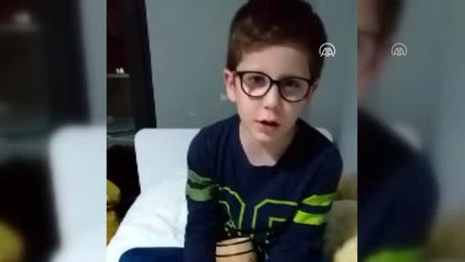 Minik öğrenciler harçlıklarıyla Milli Dayanışma Kampanyası'na destek oldu