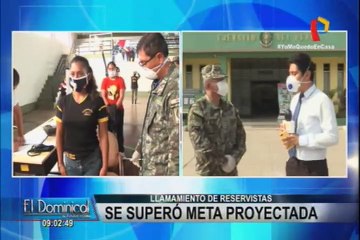 Covid-19: más de 15 mil reservistas se presentaron al llamado del Gobierno