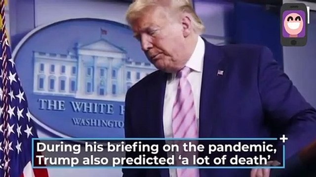 President Donald Trump says death case more on USA due to Coronavirus