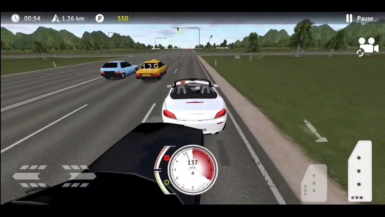 Driving Zone 2 - White Laxury BMW Car Driving Android iOS Gameplay
