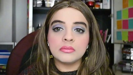 FULL FACE USING MY MOMS EXPIRED MAKEUP | Salonia Makeup