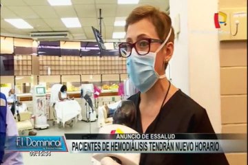 Essalud: pacientes de hemodiálisis tendrán nuevo horario