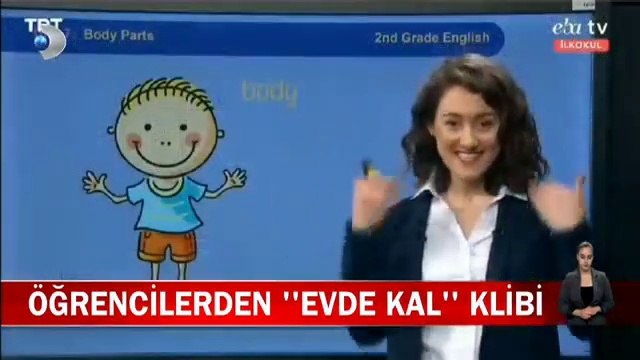 EBA TV'de ders anlatan eğlenceli öğretmen! Okul Kapalı Eğitim Uzaktan
