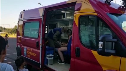 Jovem fica ferido ao sofrer queda de moto no Conjunto Riviera