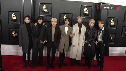 K-pop Group 'BTS' having so much at the 62nd Annual Grammy Awards Red carpet