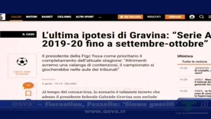 SITUAZIONE ANOMALA: ORA IPOTESI SERIE A ANCHE FINO A SETTEMBRE -OTTOBRE.