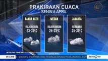 Prakiraan Cuaca Senin, 6 April 2020