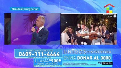 Unidos por Argentina | Ricardo Montaner con Mau y Ricky, Evaluna, Camilo y toda su familia
