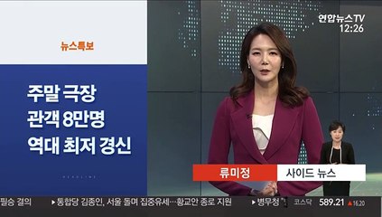 [사이드뉴스] 주말 극장 관객 8만명…역대 최저 경신 外