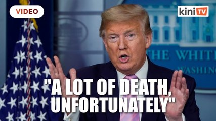 Covid-19: 'Going to be a lot of death' in US, says Trump