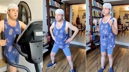 सचिन पिळगावकर सोबत Lockdown च्या काळात Home  Workout सेशन