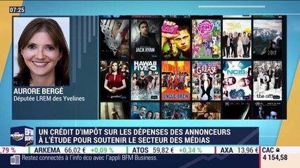 Aurore Bergé (LREM): Un crédit d'impôt sur les dépenses des annonceurs à l'étude pour soutenir le secteur des médias - 06/04