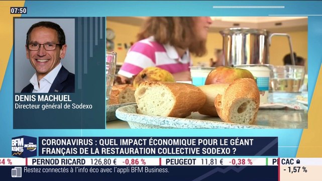 Denis Machuel (Sodexo): Coronavirus, quel impact économique pour le géant français de la restauration collective Sodexo ? - 06/04
