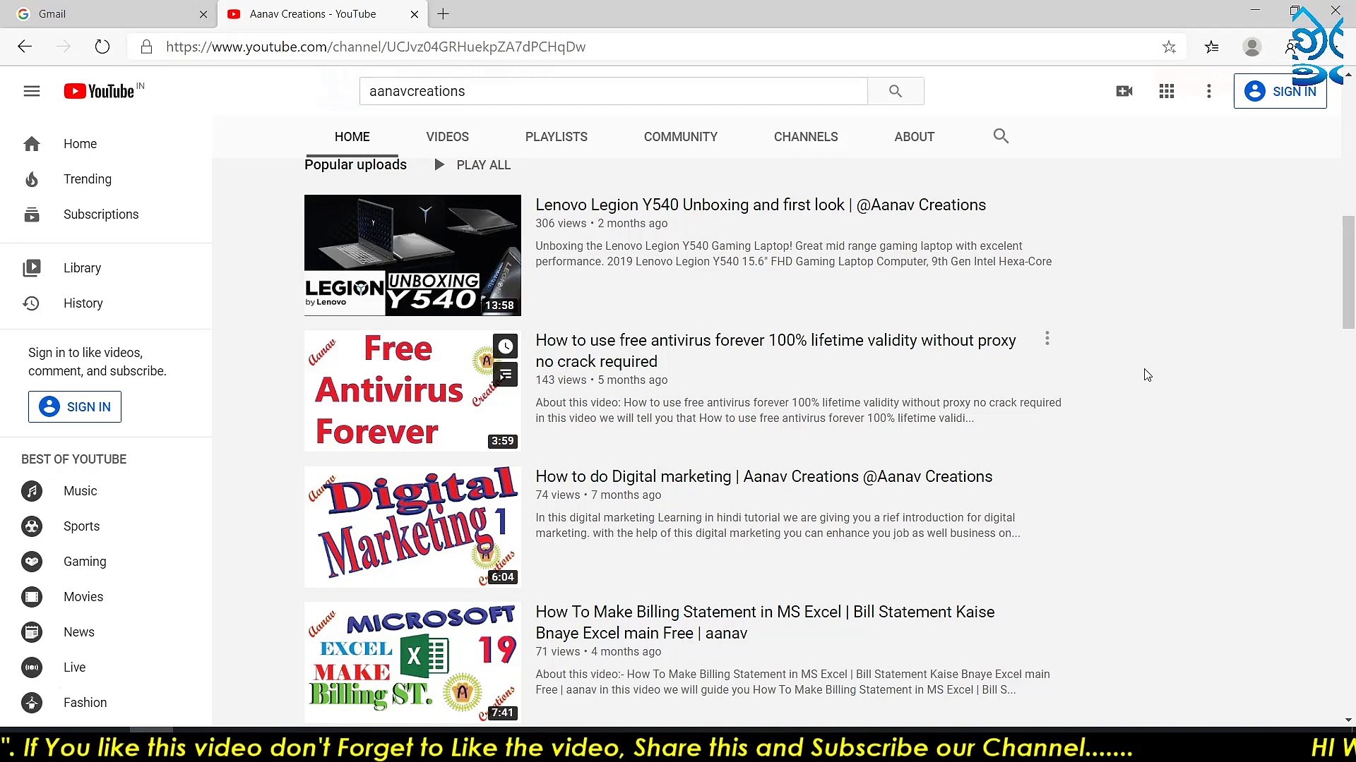⁣Earn Money From Gmail Account | Youtube Channel Kaise Banaye | 2020 |  @Aanav Creations