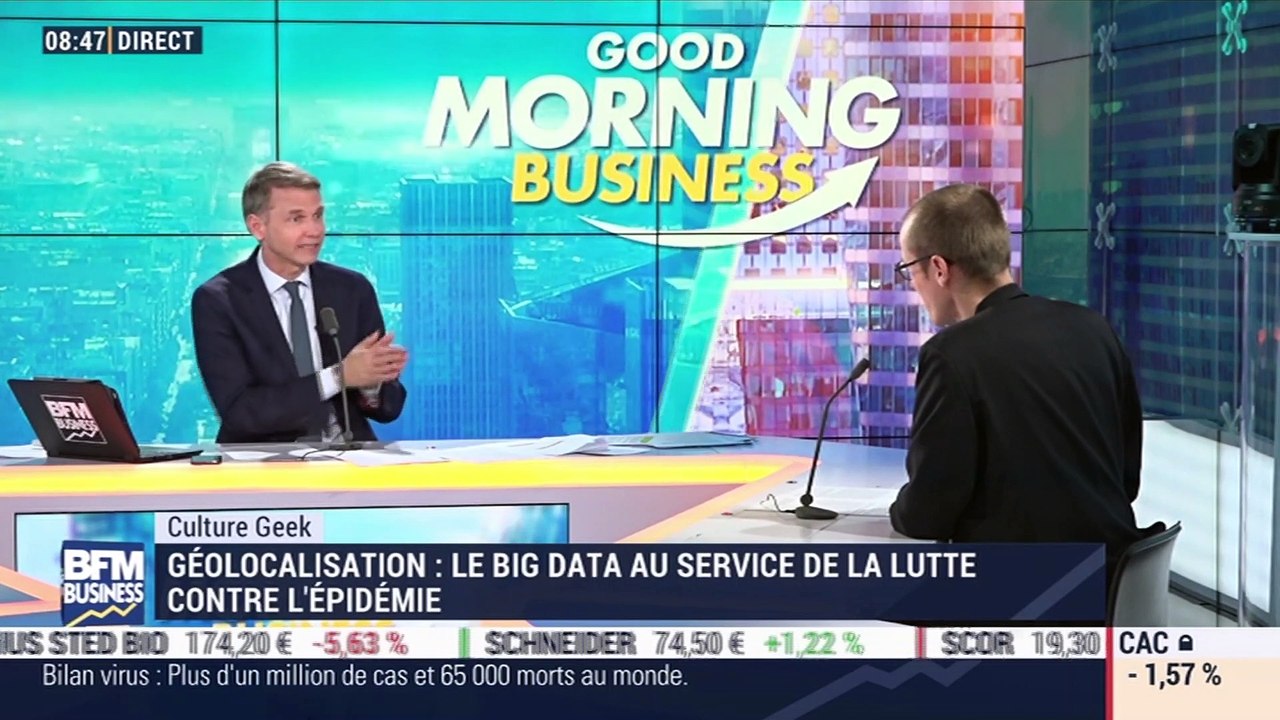 Culture Geek : Géolocalisation, le Big data au service de la lutte contre l'épidémie par Anthony Morel - 06/04