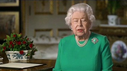 La Reina de Inglaterra pide unidad al pueblo britanico ante la crisis sanitaria