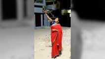UP BJP leader shoots celebratory shot during 9baje9minute