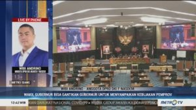 Pemilihan Wagub DKI Jakarta Digelar Sesuai Protokol Cegah Covid-19