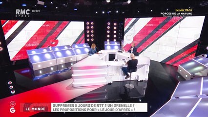 Le monde de Macron: Supprimer 5 jours de RTT ? Un grenelle ? Les propositions pour "le jour d'après" ! - 06/04